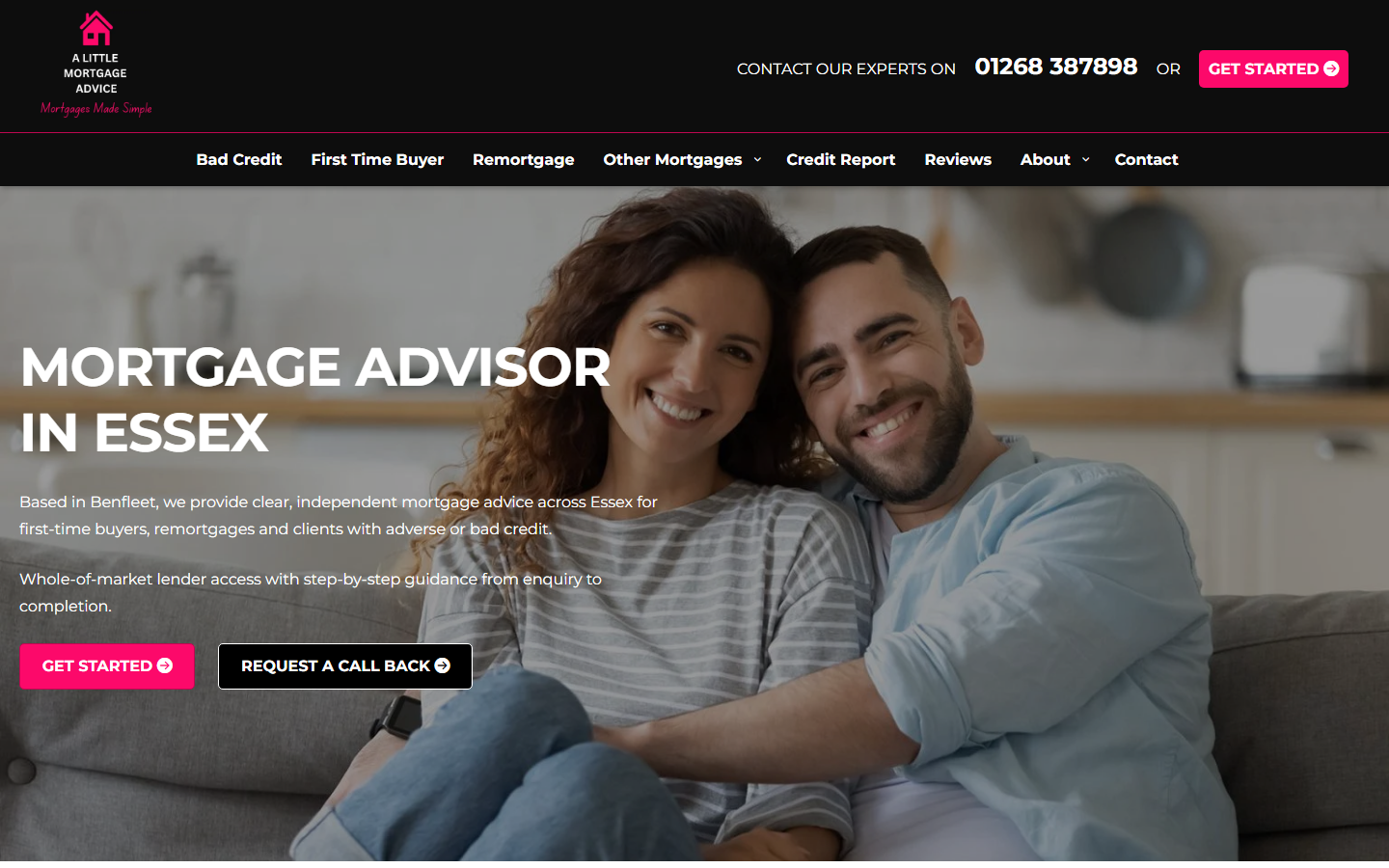A Little Mortgage Advice homepage - specialist bad credit mortgage broker in Essex