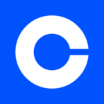 "Coinbase logo featuring a bold white 'C' on a vibrant blue background – official branding of the popular cryptocurrency exchange platform"